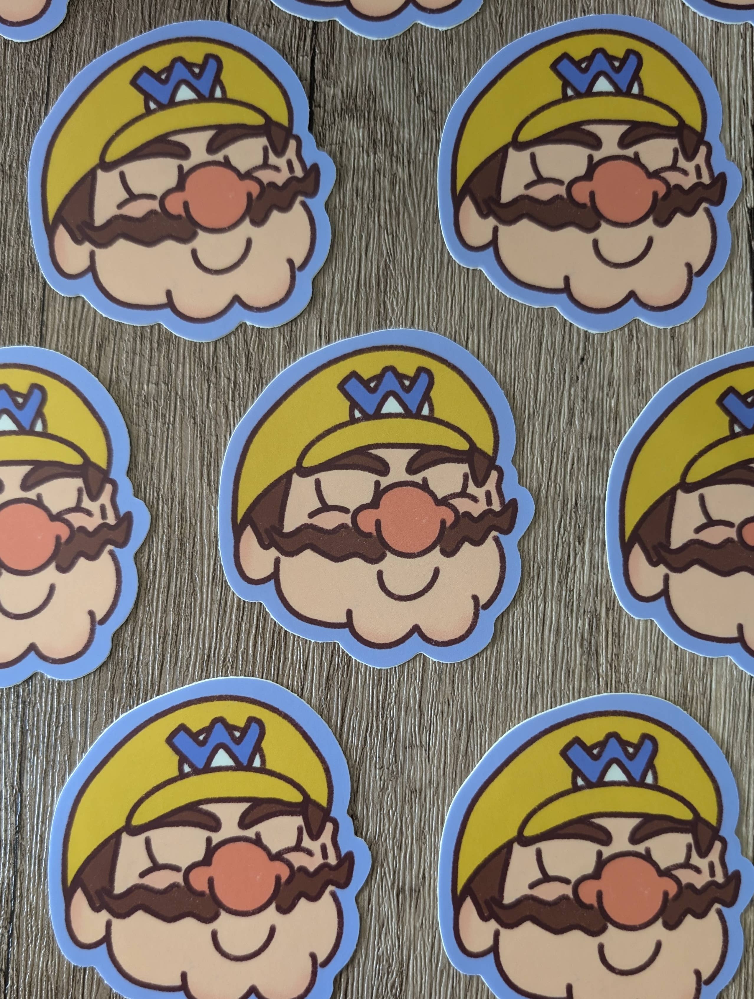 Sadsquatch – Großhandel Aufkleber – Netter Super Mario Friends Luigi Peach Wario Vinyl-Aufkleber13