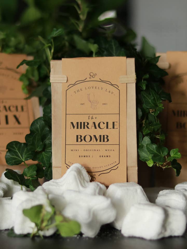 Foaming Toilet Cleaner | Natural | Non-Toxic | Miracle Bomb™ for wholesale by The Lovely Lav