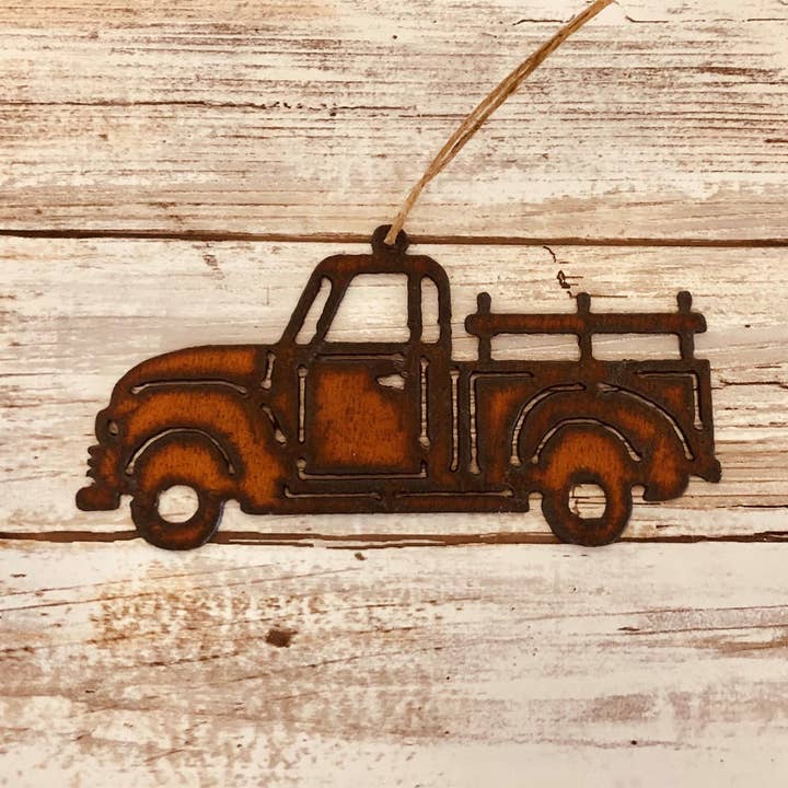Universal Ironworks USA - Wholesale Ornament - Vintage Truck  Rustic Metal Ornament0