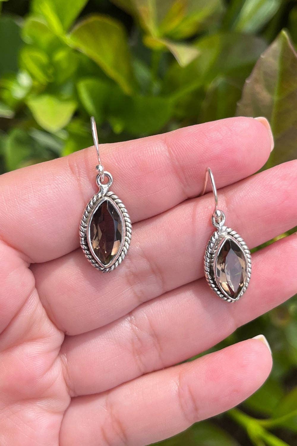 Sivalya Smoky Quartz Drop Earrings - Ananda for wholesale on Faire4