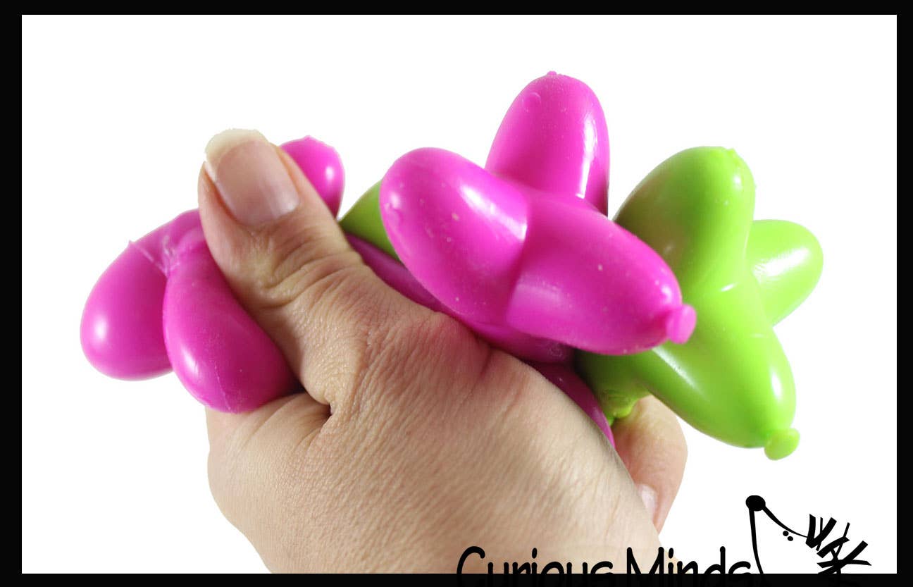 Curious Minds Toys - Wholesale Fidget Toy - Kids - 1 Mini Balloon Dog Doh Filled Stress Ball - Cute Squishy Sen7