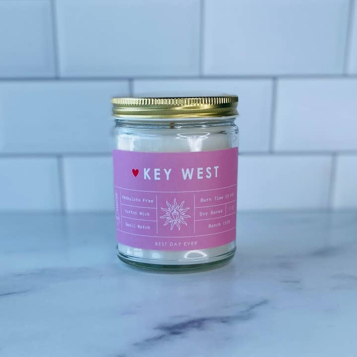 Rambling Caravan - Wholesale Jar/Filled Candle - Key West, FL Candle6