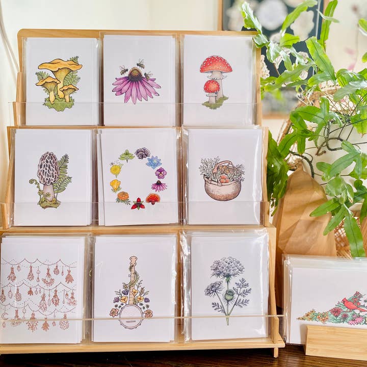 Wanderite - Wholesale Everyday Greeting Card - Forager’s Basket Blank Card5