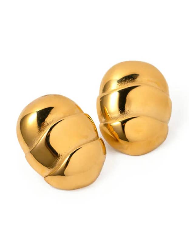 Margot Rounded Stud Earrings for wholesale by Greenwood Designs