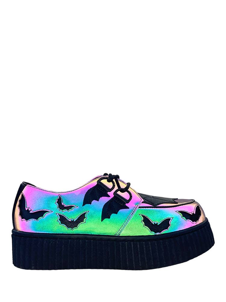 STRANGE CVLT - Wholesale Flats - Women's - KRYPT BAT - ALL REFLECTIVE