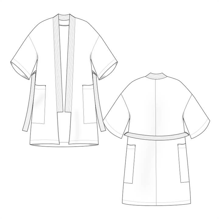 Needle & Thread patterns - Wholesale Surface Pattern Design - Alma jacket1