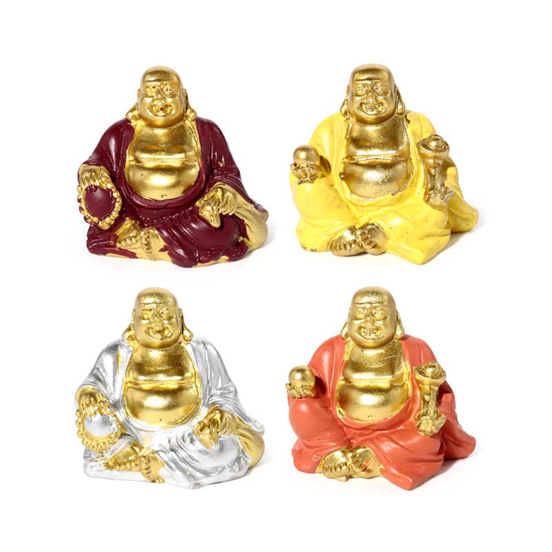 Puckator EU - Wholesale Ornament - Mini Glitter Lucky Buddha verzamelbaar1
