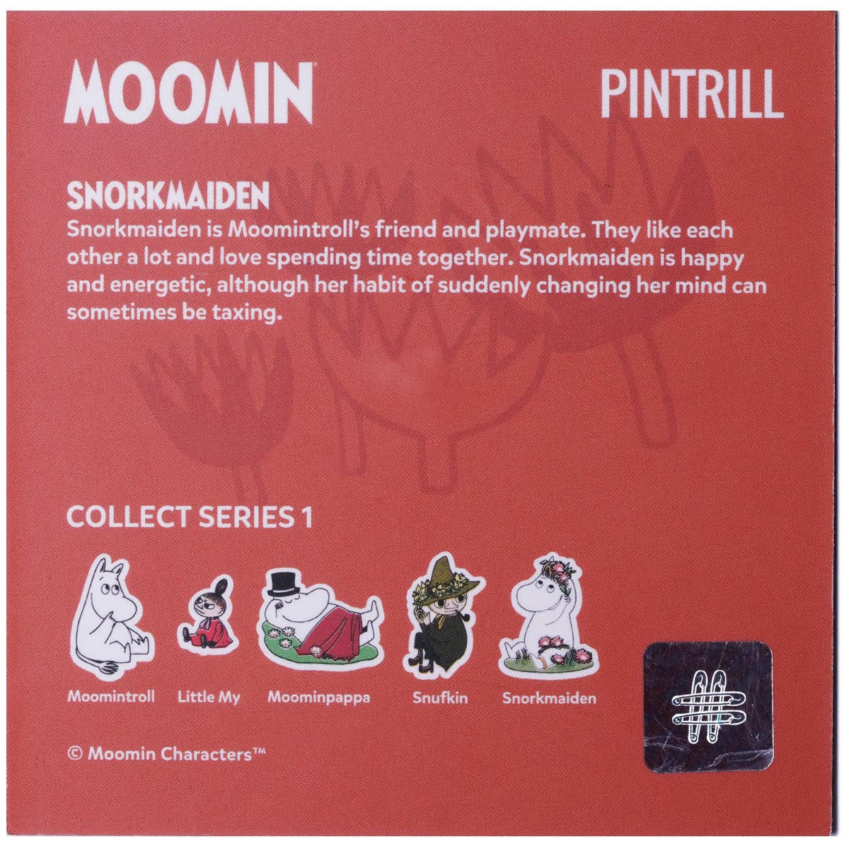 PINTRILL - Wholesale Lapel Pin/Button - Moomin - Snorkmaiden Pin2
