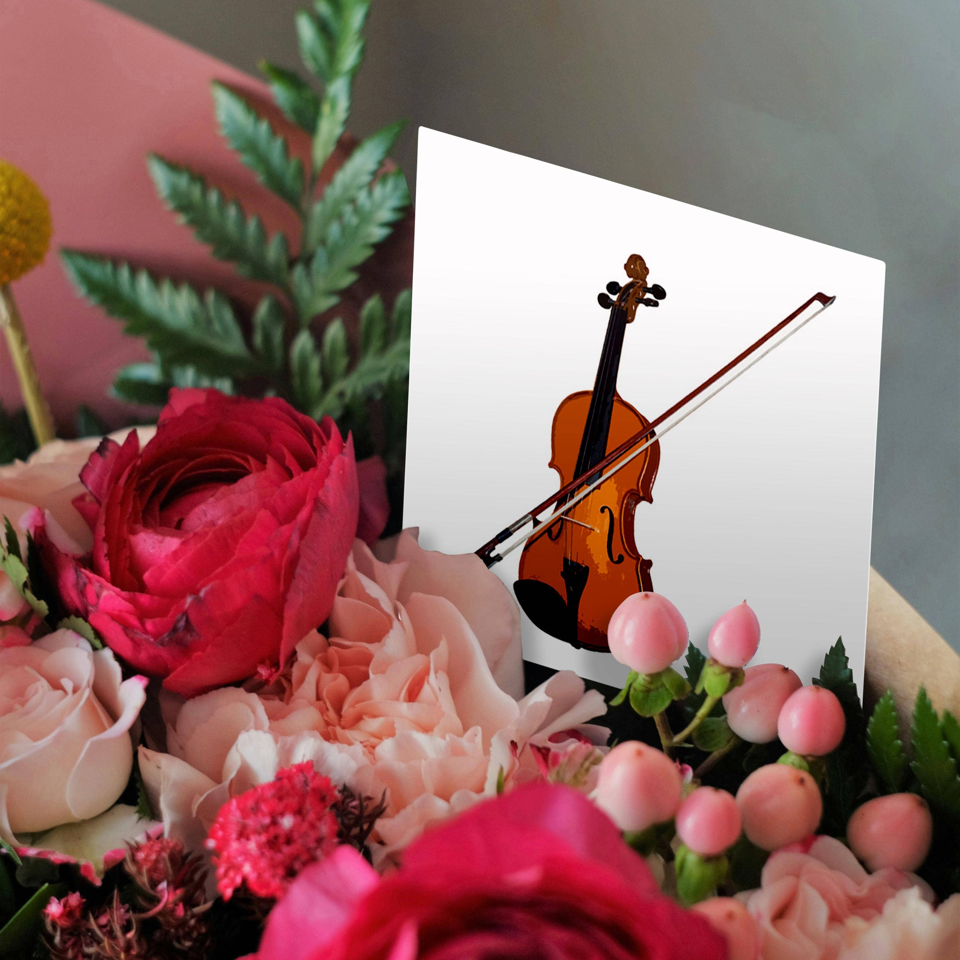 3dRose - Wholesale Everyday Greeting Card - 3dRose, Violin, Greeting Card2