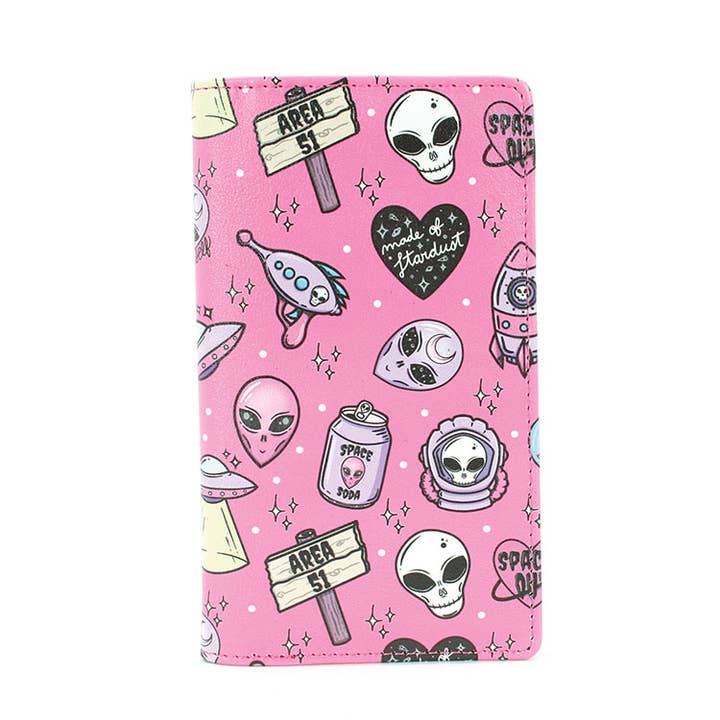 Alien-Collage-Geldbörse, Sci-Fi für den Großhandel von COMECO INC