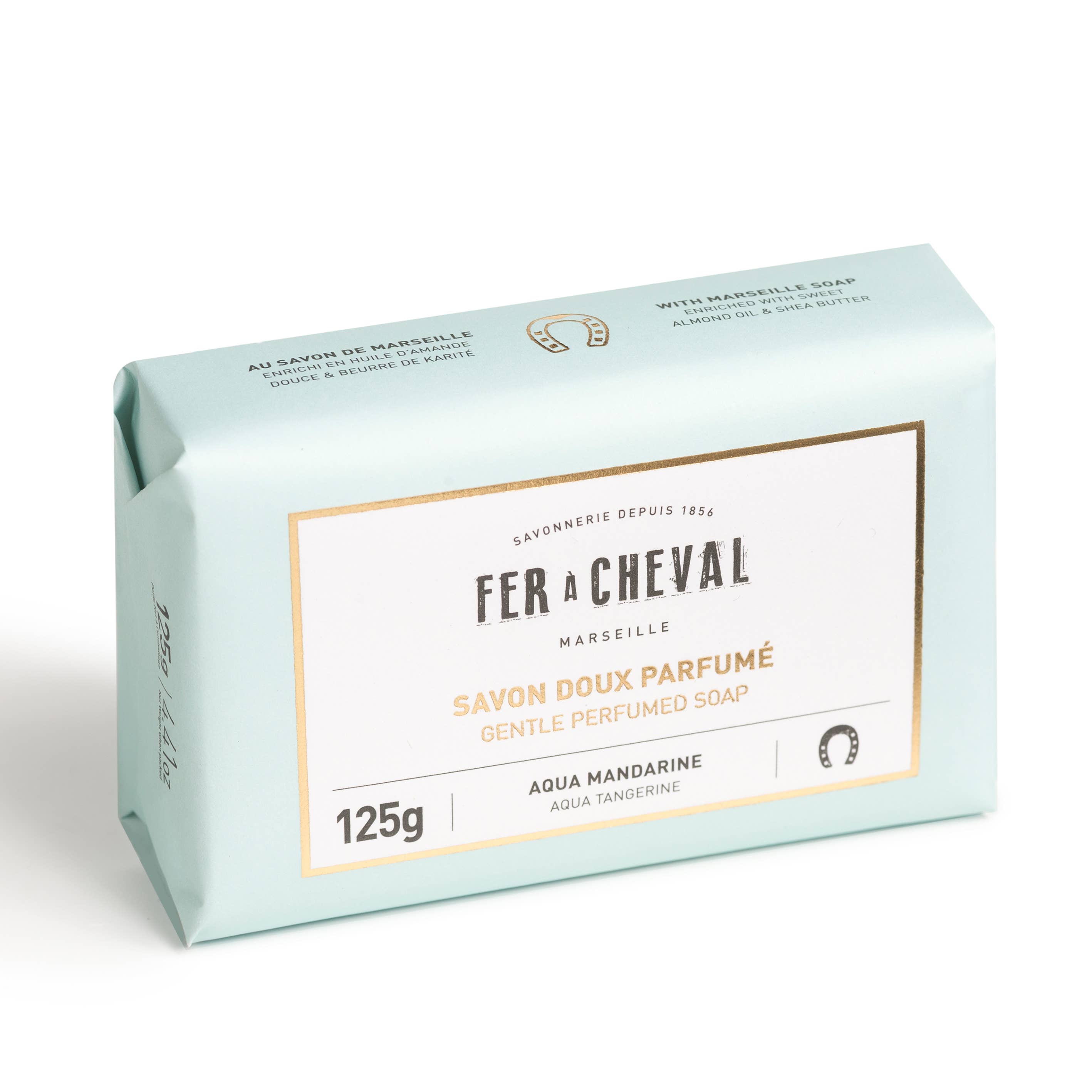 Fer à Cheval US - Vente Pains de savon - Savon doux parfumé Aqua Mandarin - 4,41 oz - 2