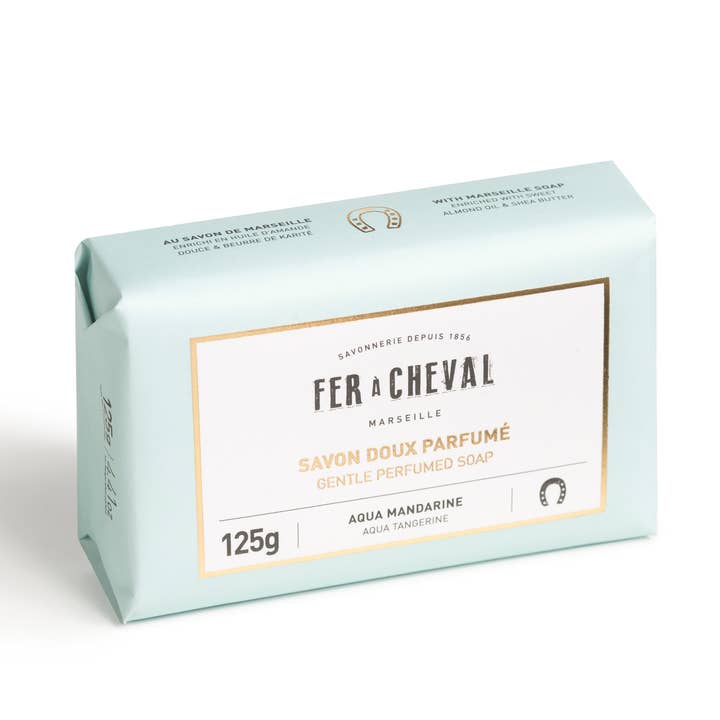 Fer à Cheval US - Vente Pains de savon - Savon doux parfumé Aqua Mandarin - 4,41 oz - 2