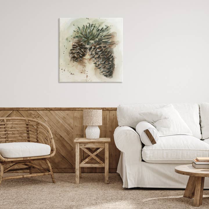 Stupell Industries - Wholesale Wall Sign - Pine Cone Watercolor - Unframed Wall Art4