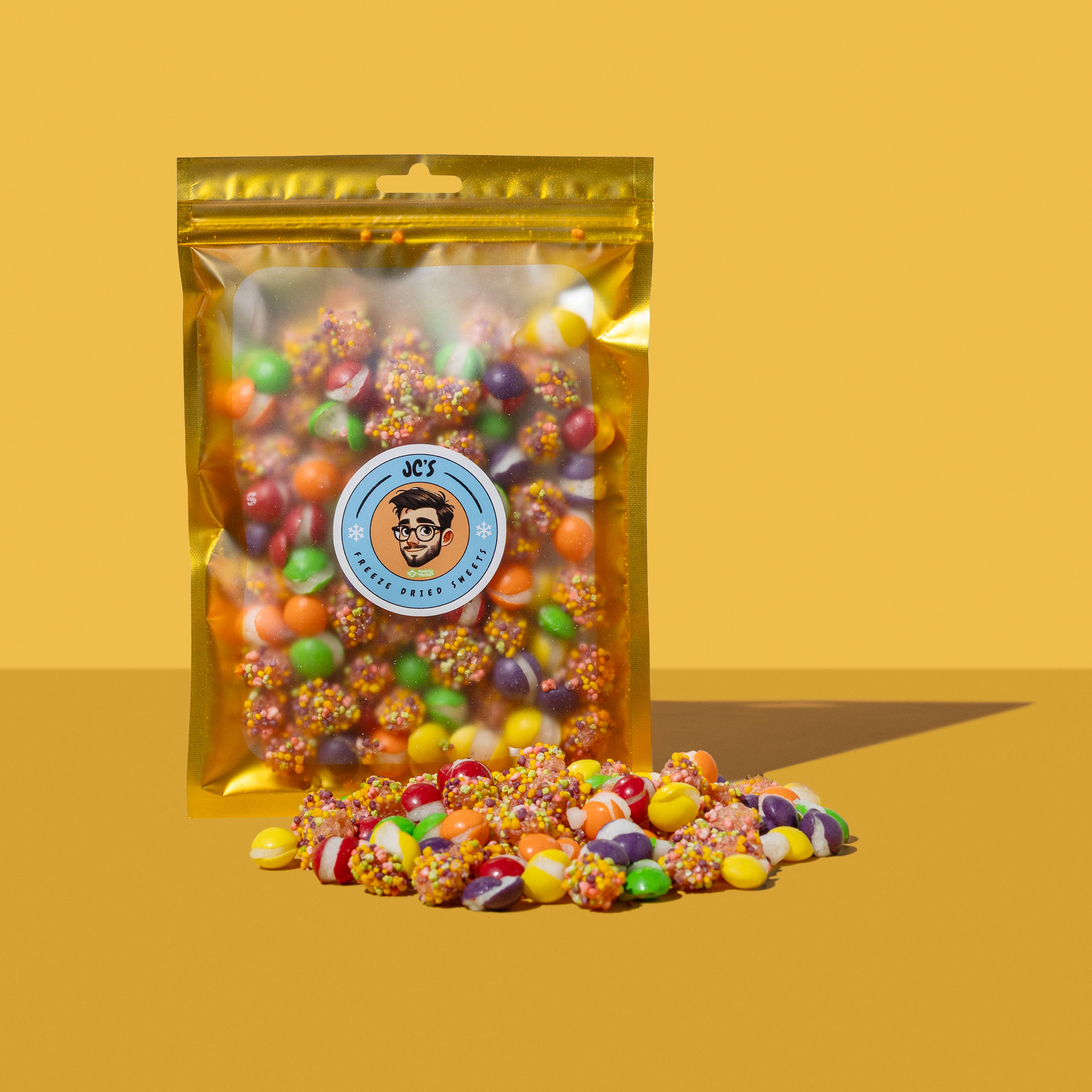 Freeze Dried Sweets UK – wholesale Boiled sweets – JCs Gold Mix Bag3