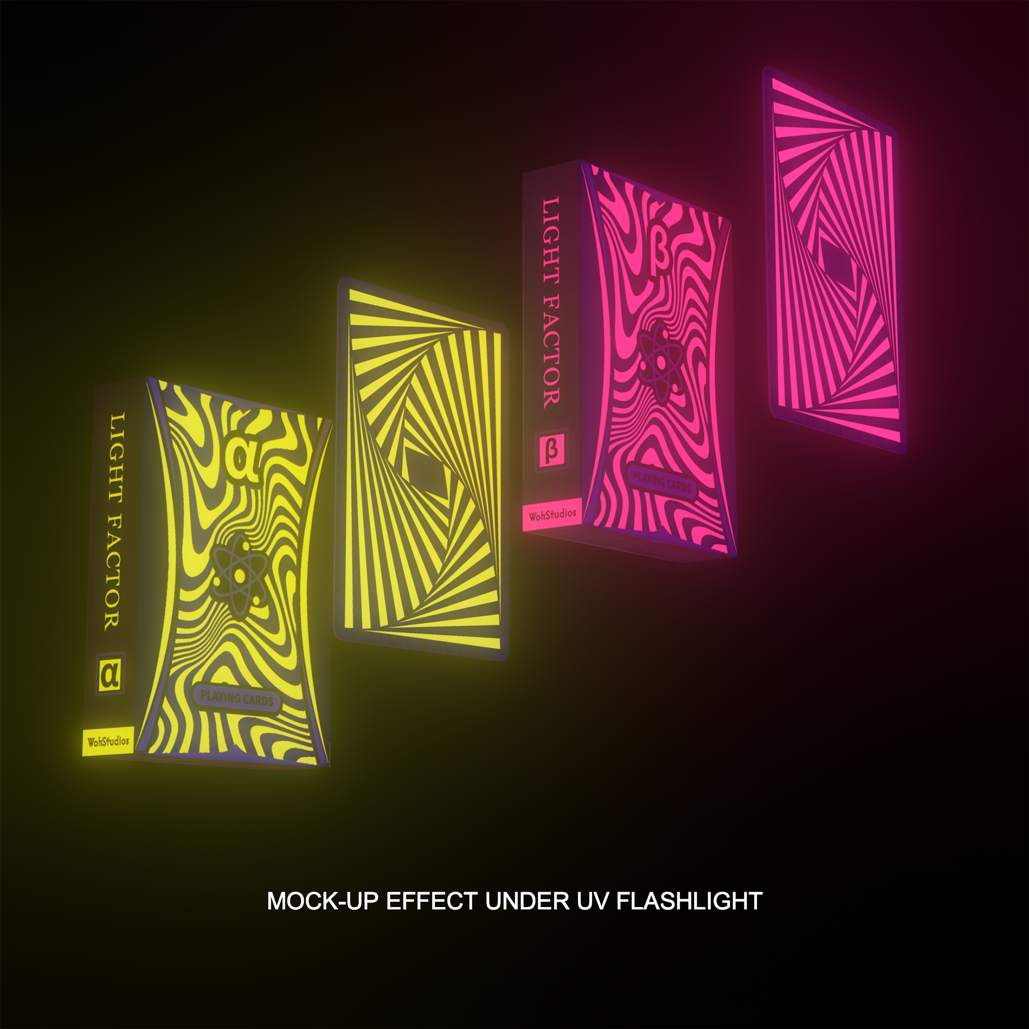 Vermilion Collection - Wholesale Playing Cards - Light Factor Playing Cards1