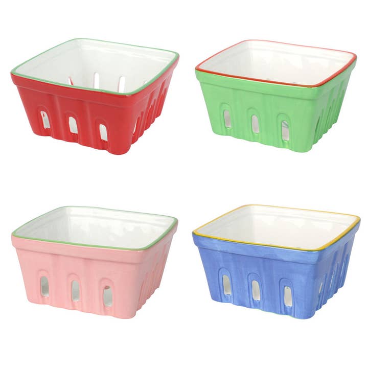 Ceramic Fruit Punnets Set | Mother's Day Gifts | for wholesale by Talking Tables UK - Home, Party, Games and Seasonal Decor