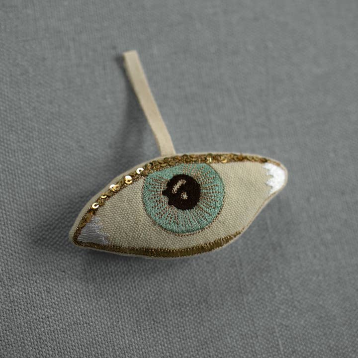 Evil Eye, Cotton & Lavender stuffed Ornament, Token for wholesale by Skippy Cotton