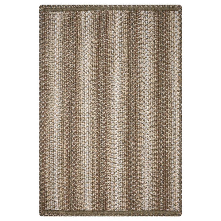 Homespice Chicory Brown and Gray Non Skid Rug with Rugpad for wholesale by Homespice Decor