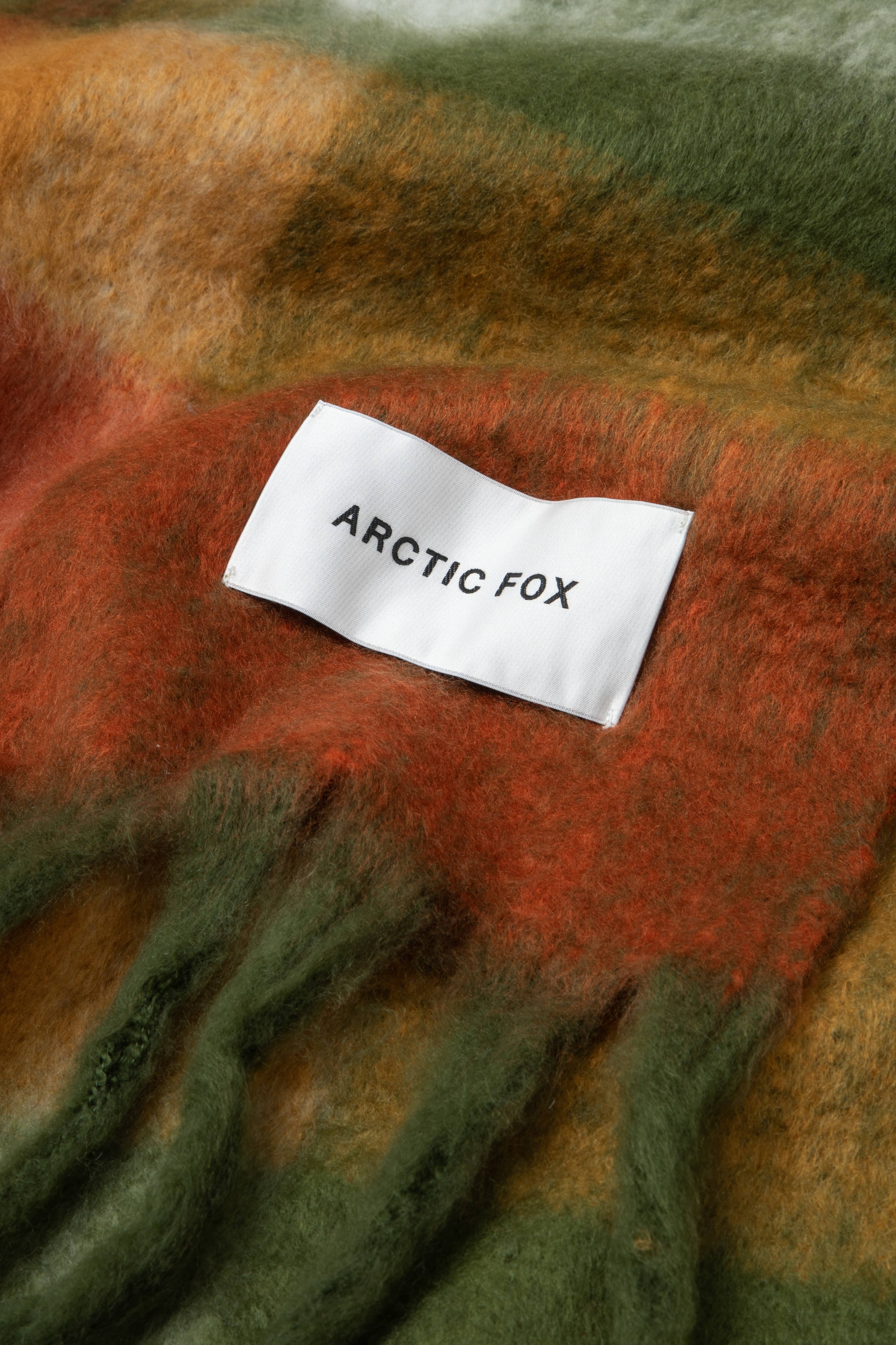 ARCTIC FOX & CO. - Vente Écharpe – femme - Écharpe Stockholm 100 % recyclée - Printemps mousseux - AW2510