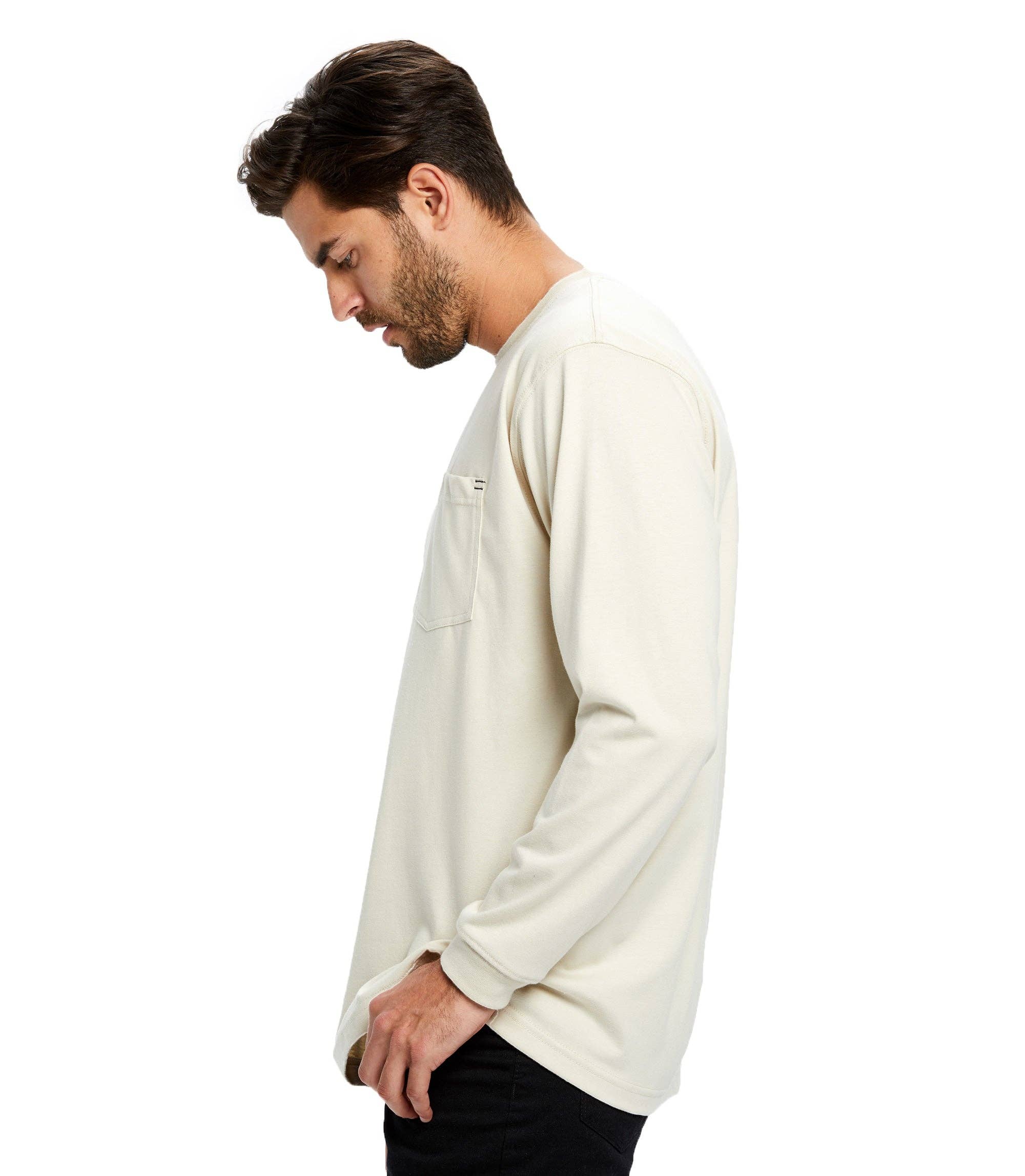 US Blanks - Wholesale T-Shirt - Men's - Men's Long Sleeve Pocket Work Wear - Flame Resistant7