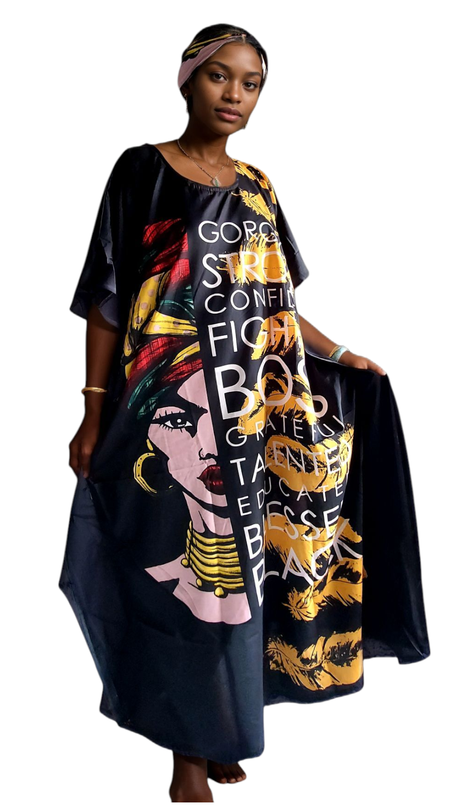 India Batik - Vente Caftan – femme - Robe Kaftan -13782