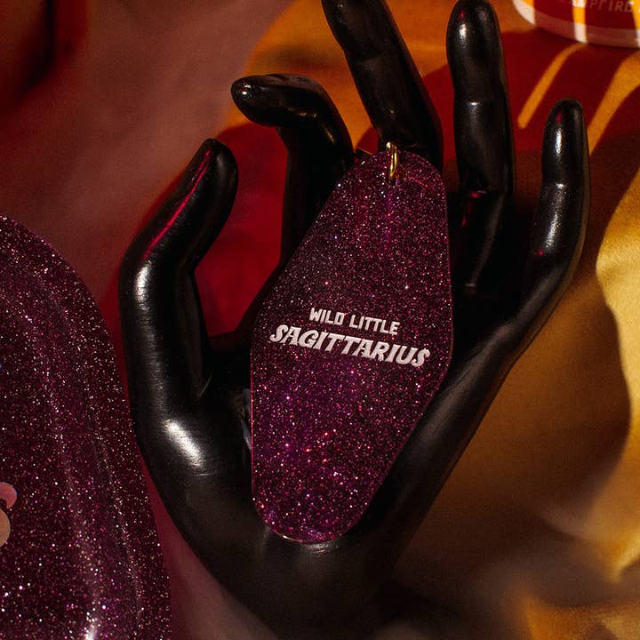 Golden Gems - Wholesale Keychain - Women's - Wild Little Sagittarius - Motel Keychain1