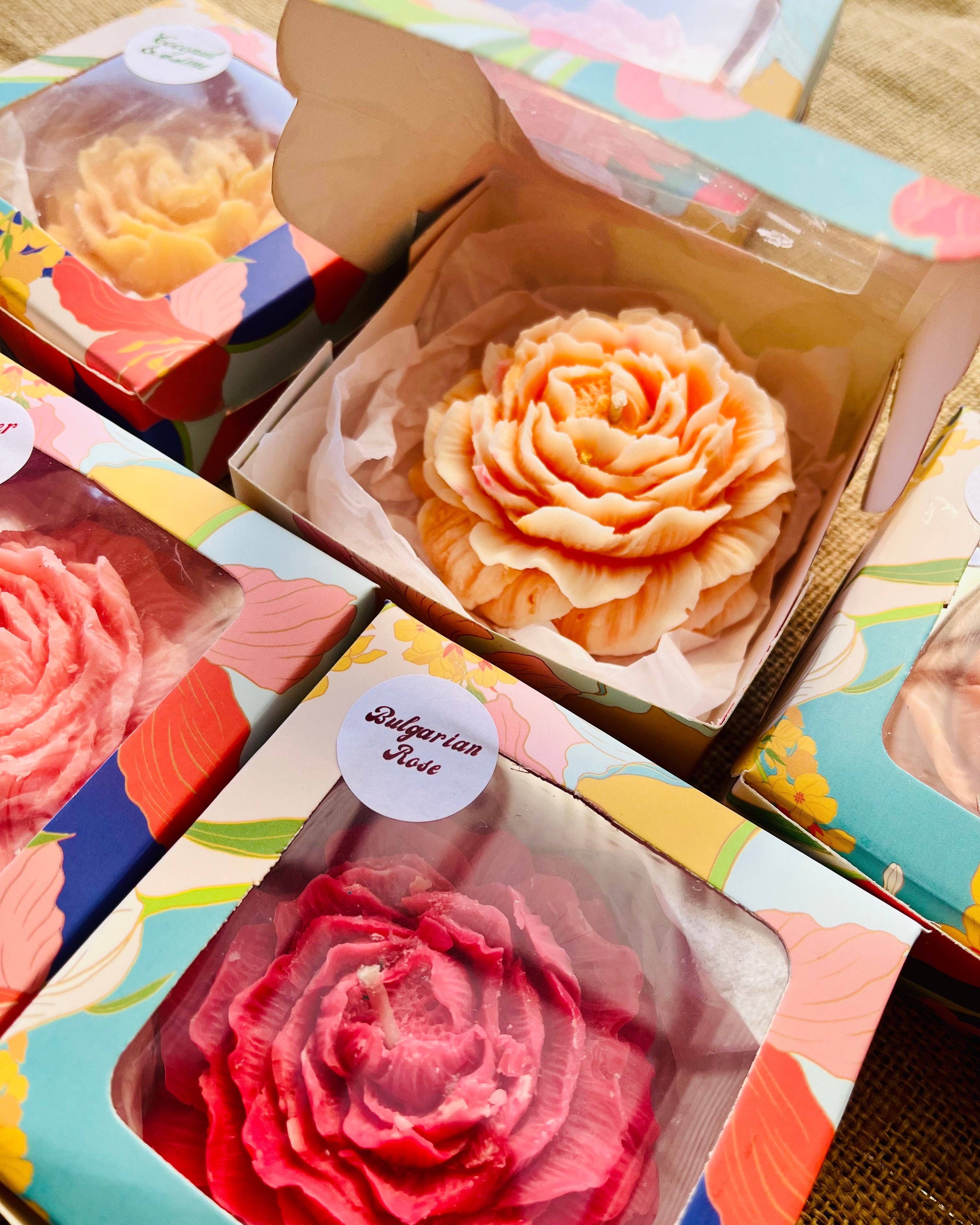 Kourage & co - Wholesale Novelty Candle - Peony Flower Candle9