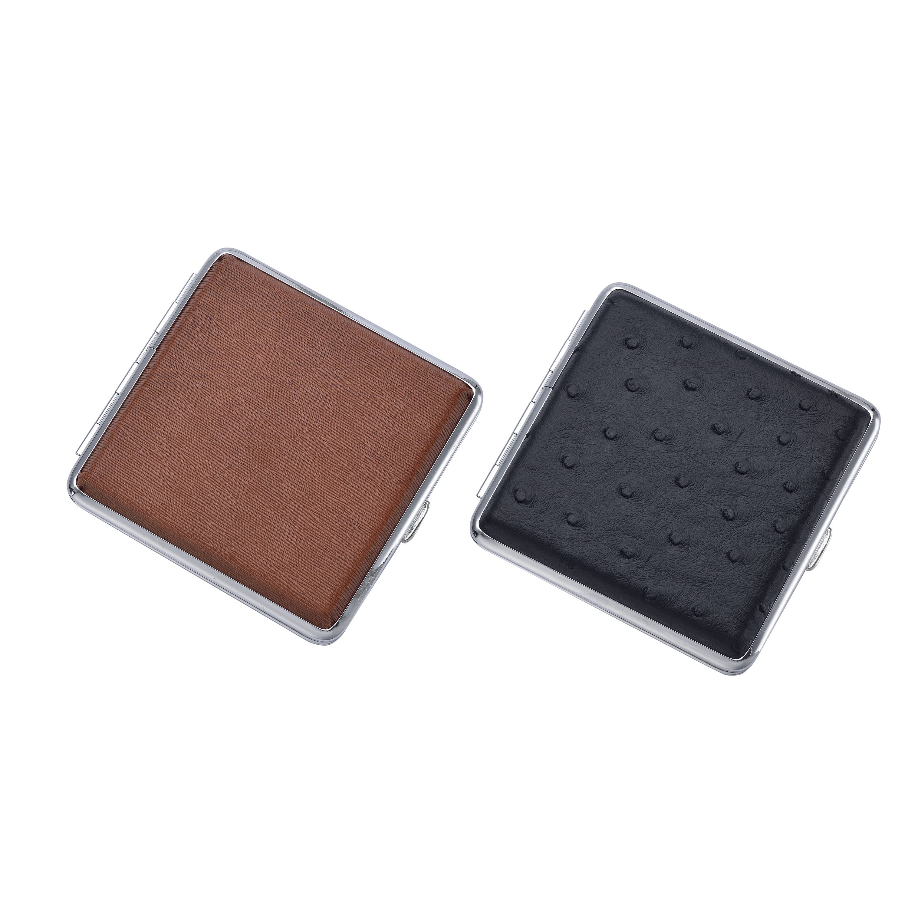 Champ by Polyflame - Wholesale Cigarette Case - Brown and black cigarette cases x126