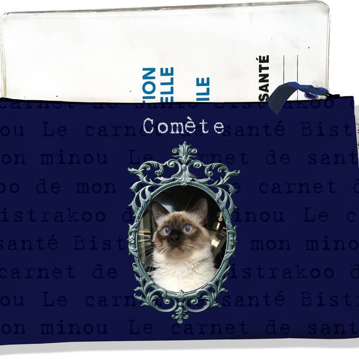 Copertina personalizzata per libro sanitario per gatti con cerniera 2 per la vendita all'ingrosso da parte di BISTRAKOO