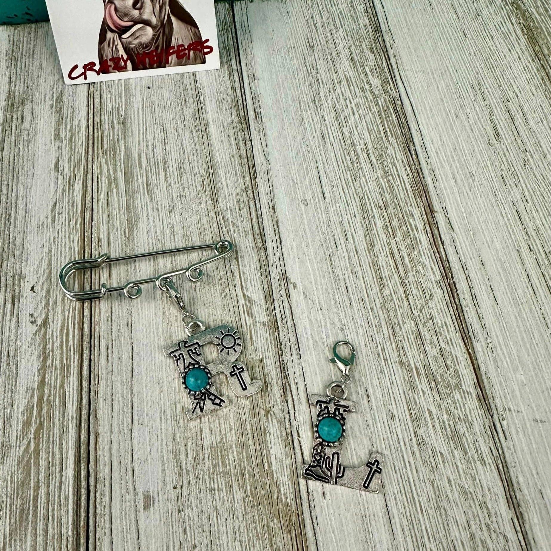 Crazy Heifers Wholesale - Wholesale Individual Charm/Pendant - Initial Clip-on Charms28