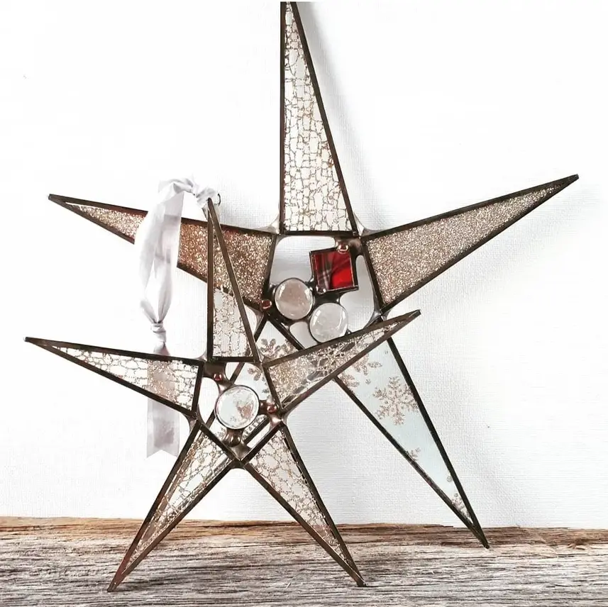 BIBELOT DESIGN STUDIO - Wholesale Ornament - Medium Star Ornaments 1