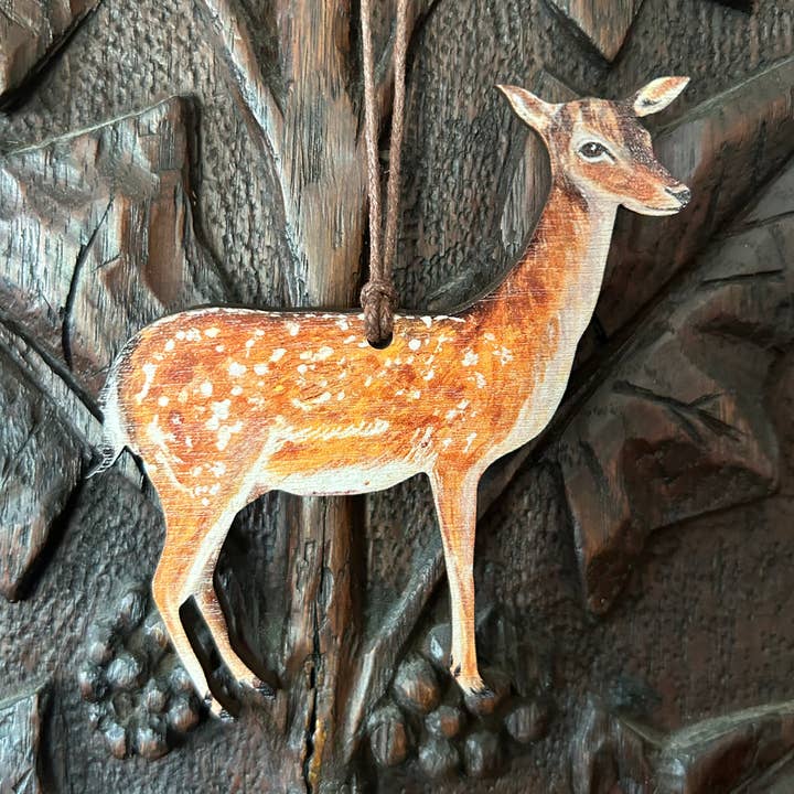 Fawn birch plywood decoration for wholesale by Clare O’Neill Artworks