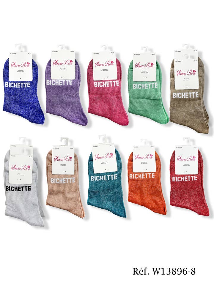 Assorted Shiny socks for wholesale on Faire