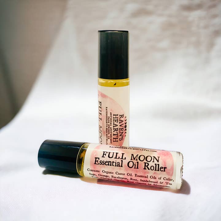 Raven’s Hearth – Engroshandel Roll-on til æterisk olie – Fuldmåne Parfumerulle | Manifestation | Fantastisk Gave2