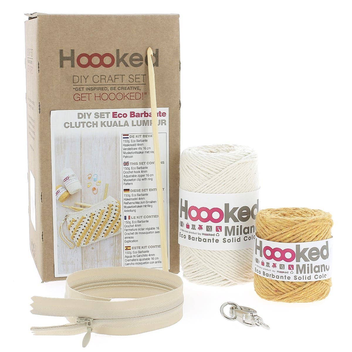 Hoooked Yarns – wholesale DIY-pysselkit – DIY Virksats Kuala Lumpur Koppling Mandel2