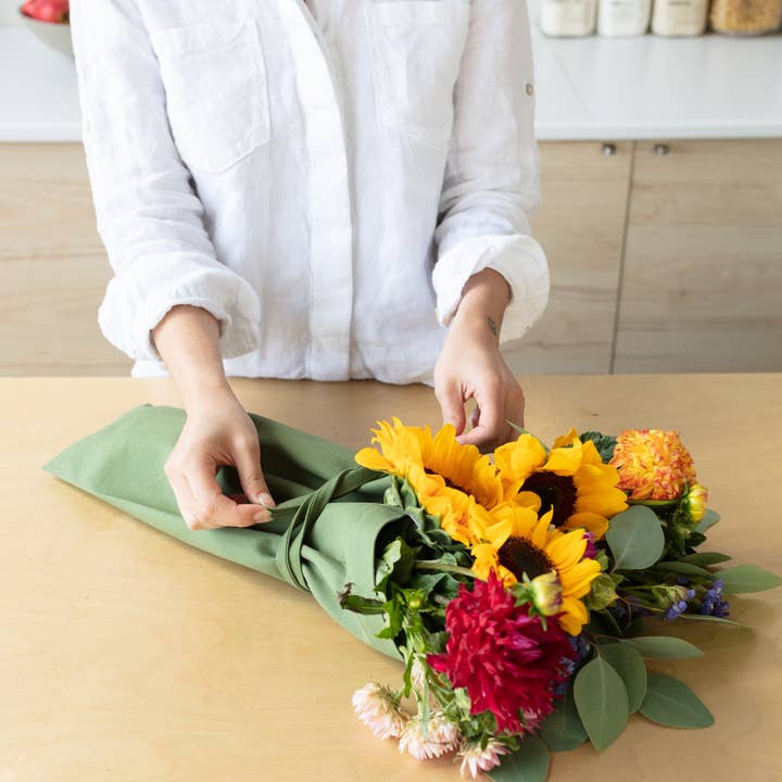 Aplat LLC - Wholesale Tote Bag - Women's - Jardin Bouquet Tote - Olive6