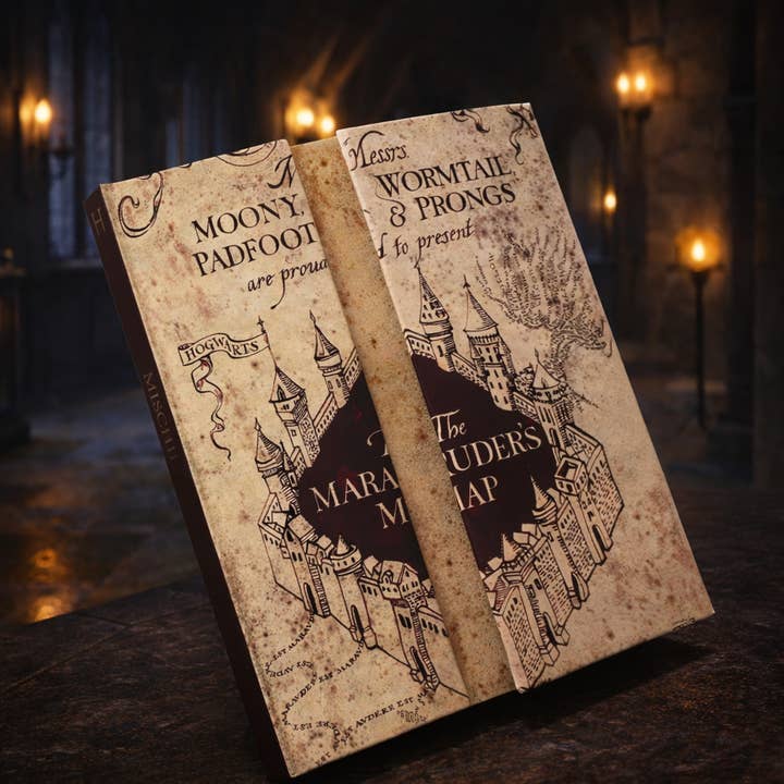Mad Monkey GmbH - Wholesale Notebook - Harry Potter - Notebook A5 "Marauder's Map"