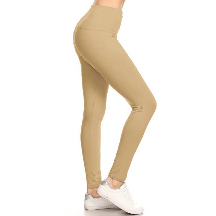 Leggings Depot - Wholesale Fashion Leggings - Women's - 5" Yoga Band Buttery Soft High Waist Leggings12