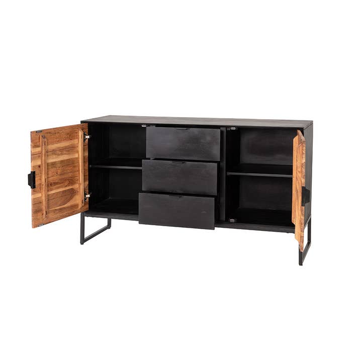 Gdeco - Wholesale Sideboard - Sideboard with 2 Doors And 3 Drawers 140X40X80 Cm3