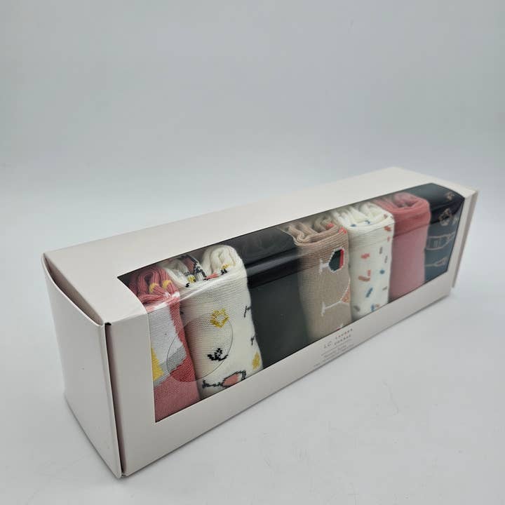 Caja de regalo de 7 pares de calcetines invisibles para cóctel de Lauren Conrad para mujer para venta al por mayor de Crover