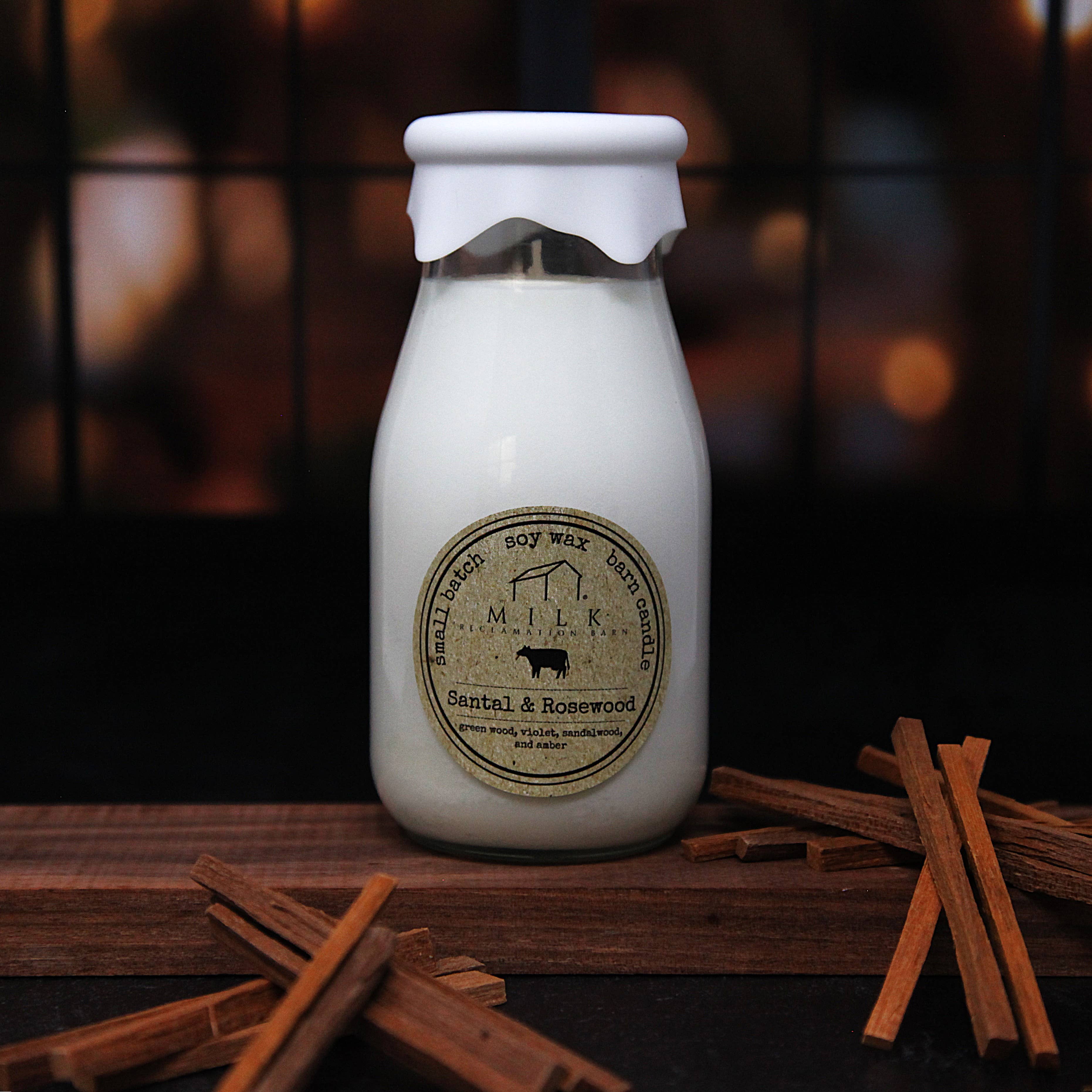 Milk Reclamation Barn - Wholesale Jar/Filled Candle - Milk Bottle Candle 13 oz72