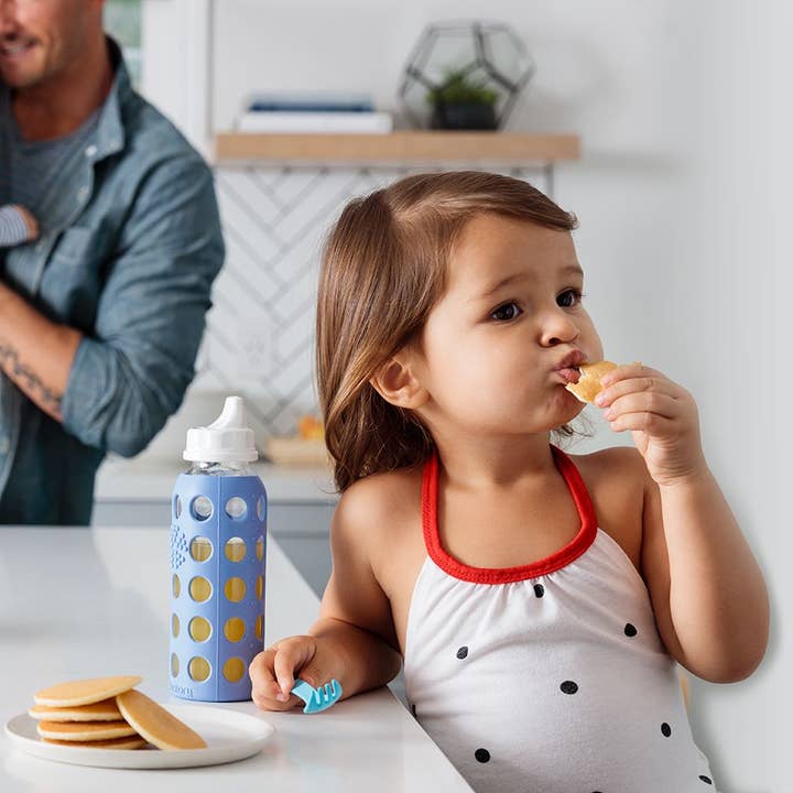 Lifefactory - Wholesale Drinking Glass/Cup - Kids & Baby - Accessory - Sippy Cap 2pk, 4oz & 9oz Bottle5