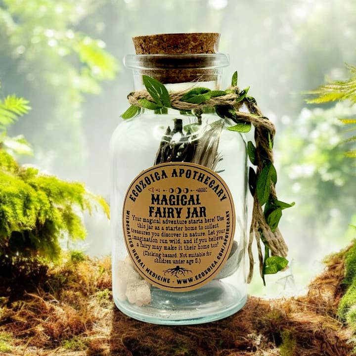 Magical Fairy Jar - Handmade & Nature-Inspired for wholesale by Ecozoica Apothecary