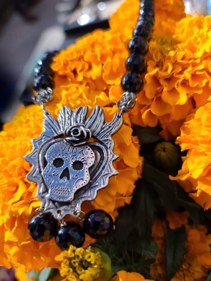 Collier Alma Gemela Onyx pour la vente par ilaments