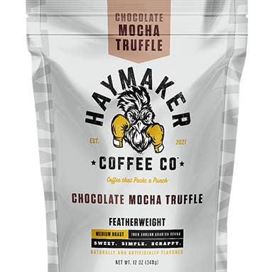 CHOCOLATE MOCHA TRUFFLE 12oz.
Medium Roast for wholesale by Haymaker Coffee
