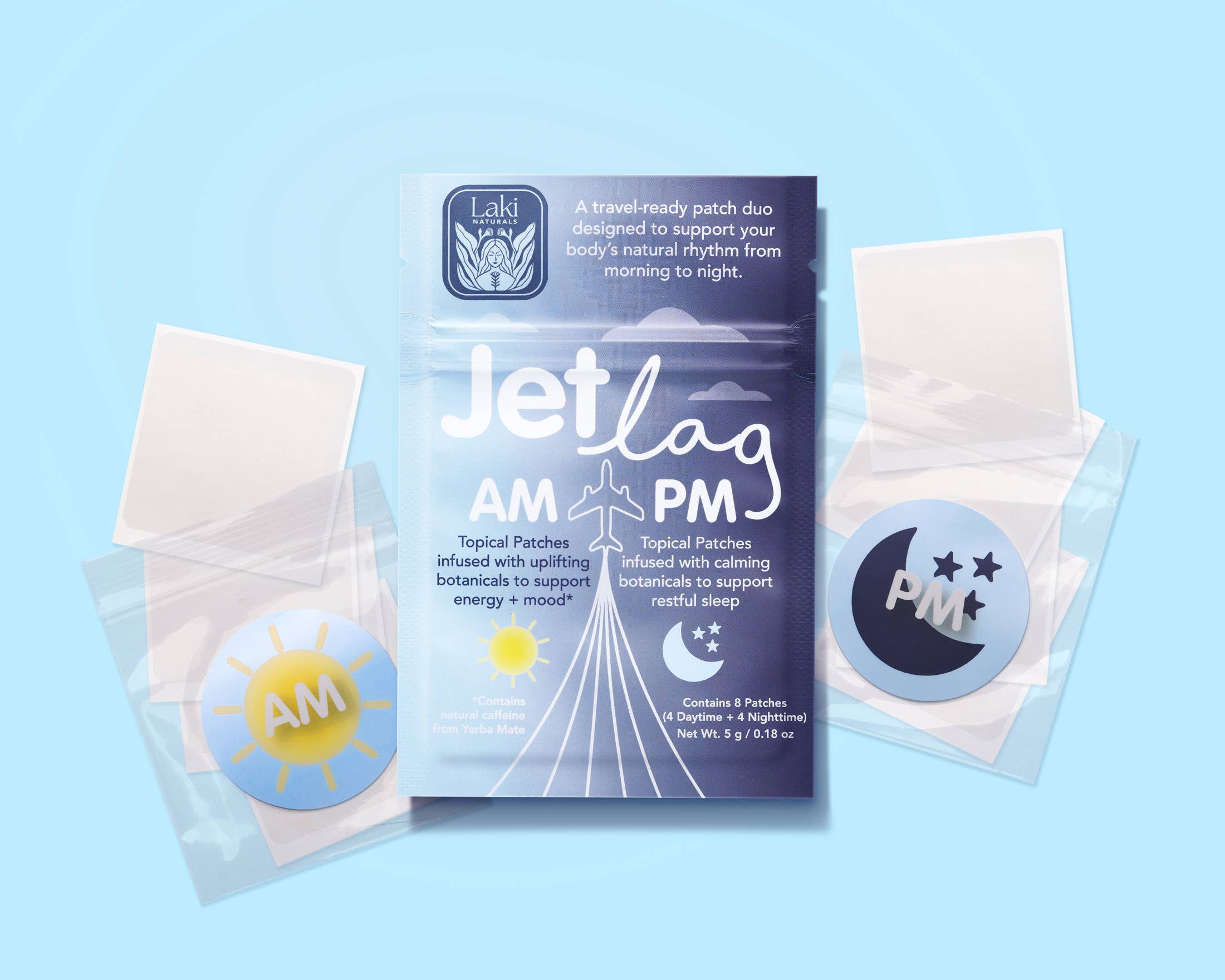 Laki Naturals - Wholesale Travel Set - Jet Lag AM / PM Patches1