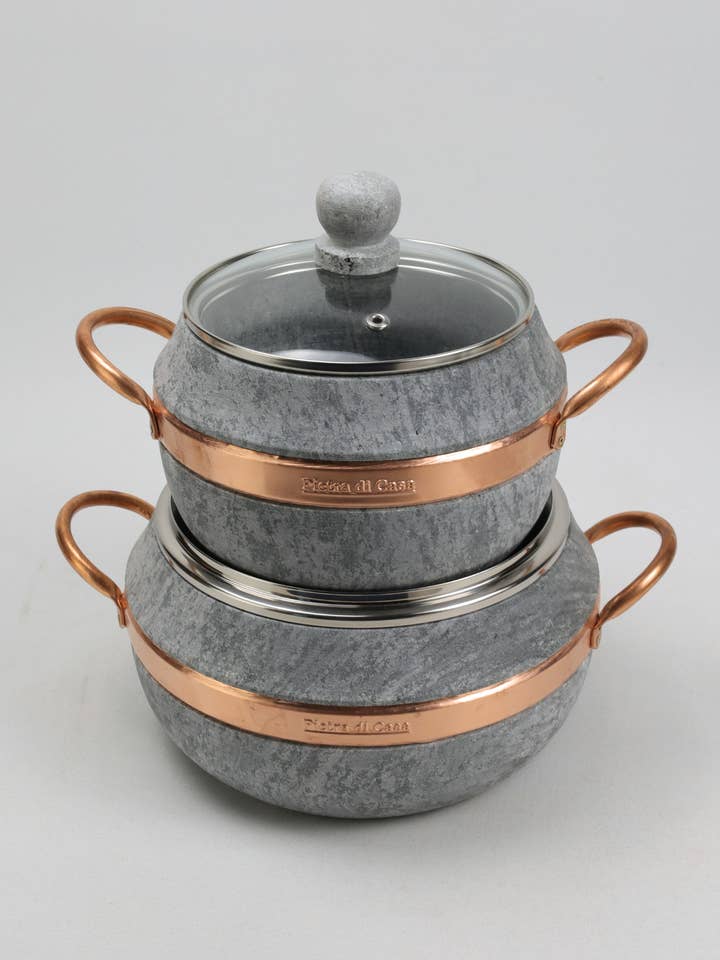 Traditional Pan - Soapstone Cookware for wholesale by PIETRA DI CASA