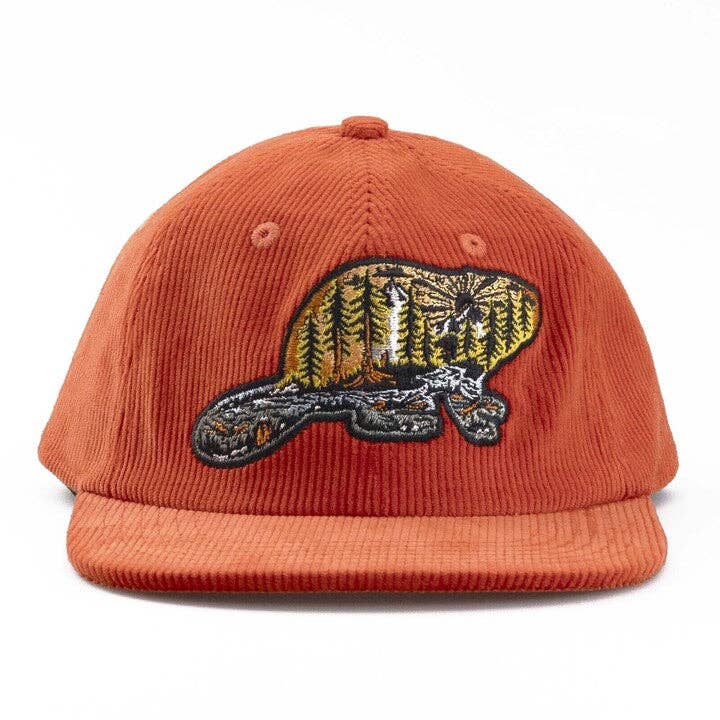 Gorra de Pana Roja Ladrillo Castor para venta al por mayor de Atomicchild