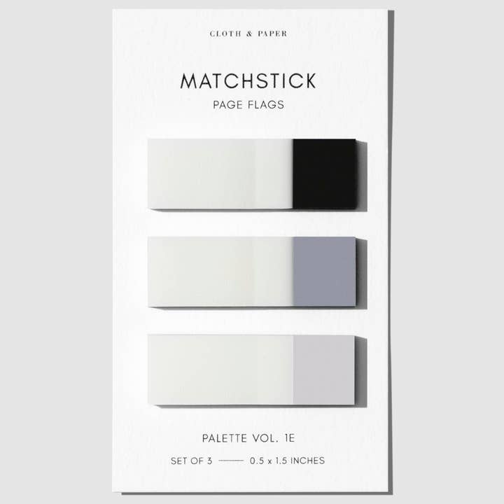 Cloth & Paper – Engroshandel Klistermærke – Matchstick Side Flag Sæt4