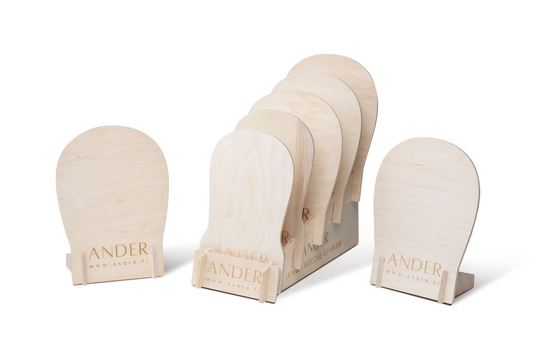 Ander - Wholesale Retailer Display - Accessories - Wooden Beanie Display Stand – Branded Winter Hat Holder1